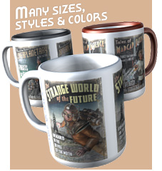Custom Retro Sci Fi Coffee Mugs
