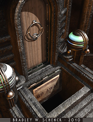 Enlarge: Gwen sets out to deliver Doctor Rognvald's toaster